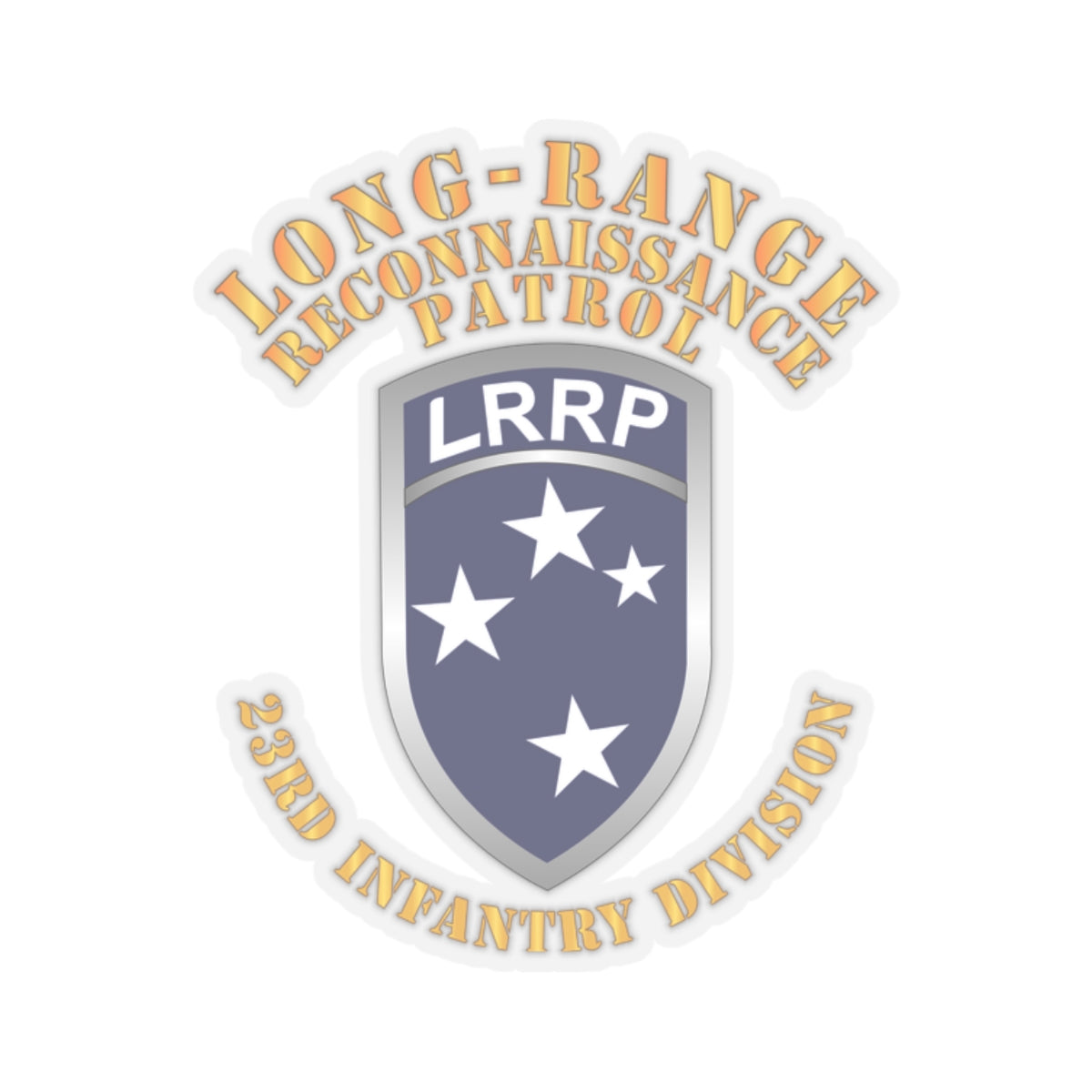 Kiss-Cut Stickers - SOF - 23rd ID - LRRP