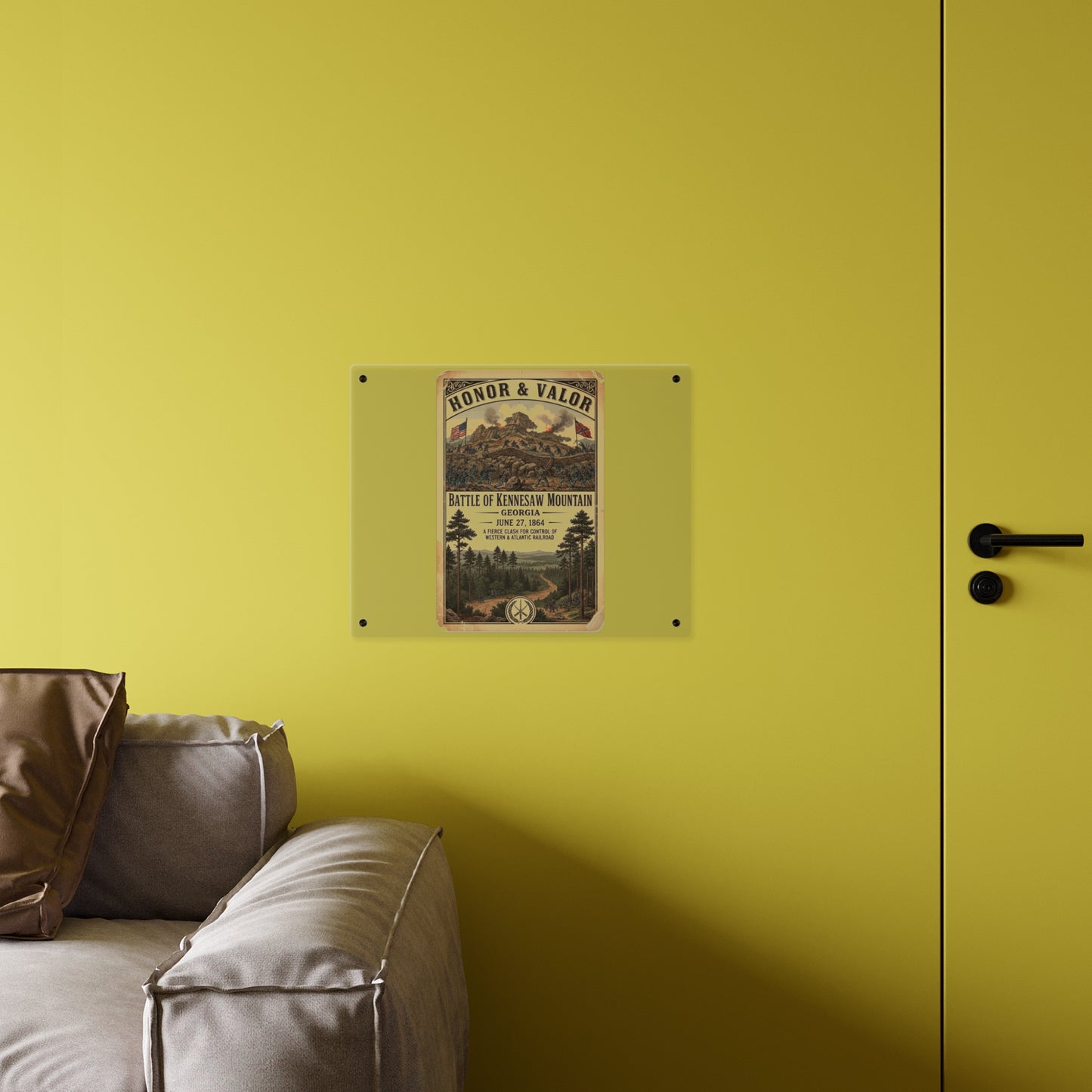 Acrylic Wall Art Panel - Battle of Kennesaw Mountain