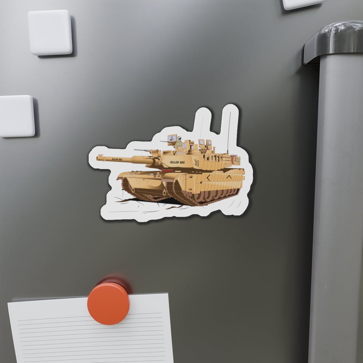 Die-Cut Magnets - M1A1 - Abrams Tank