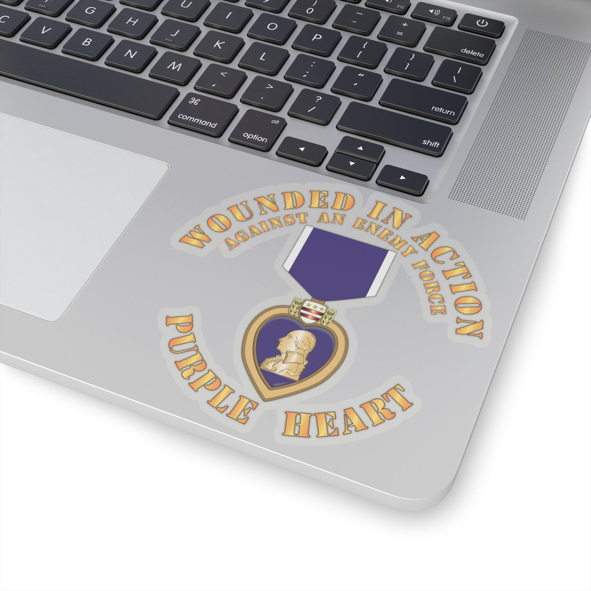 Kiss-Cut Stickers - Wounded in Action - Purple Heart V1