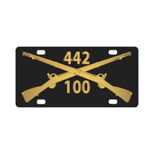 Load image into Gallery viewer, Army - 100th Infantry Battalion, 442nd Infantry Regiment - wo Txt w Br X 300 Classic License Plate
