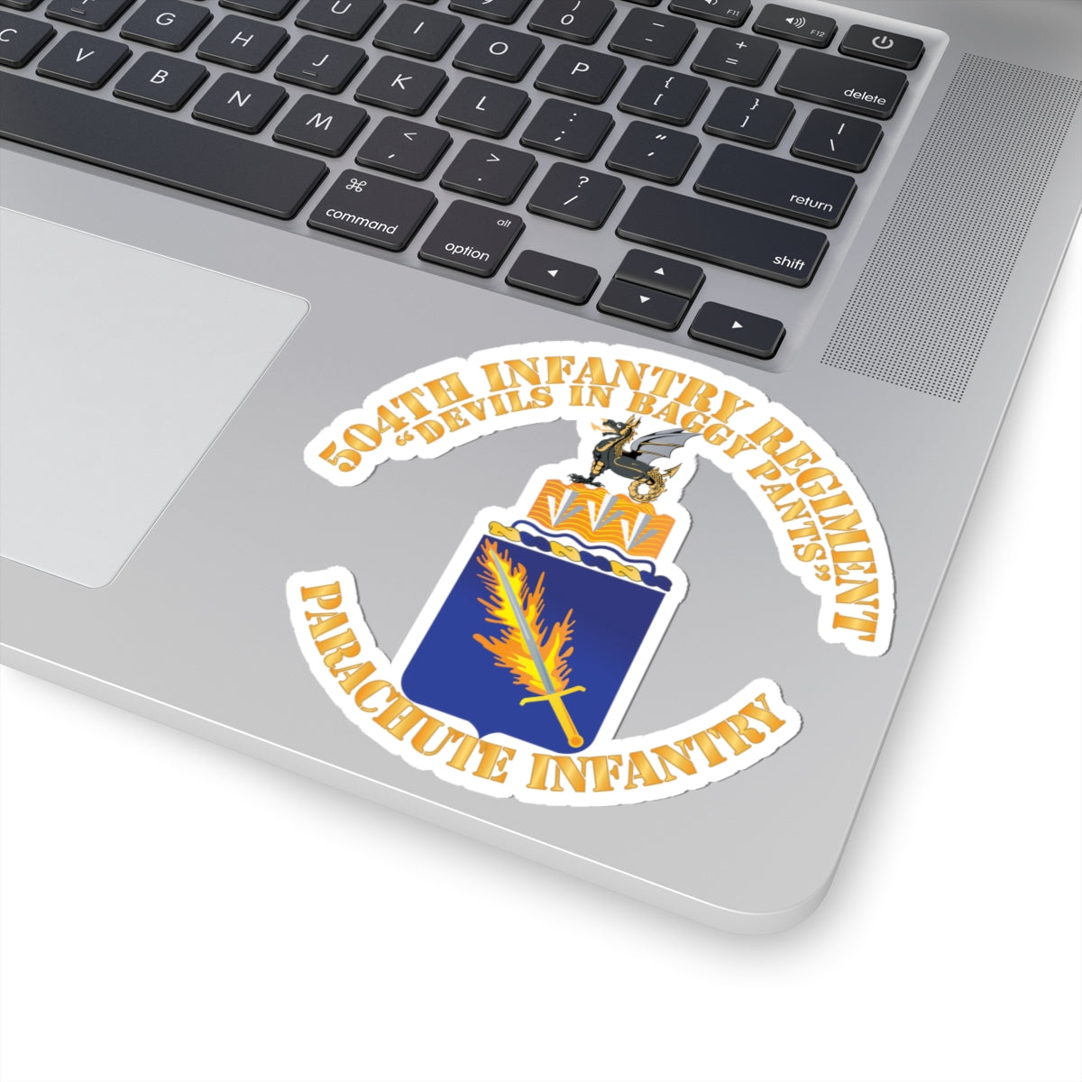 Kiss-Cut Stickers - COA - 504th Infantry Regiment X 300