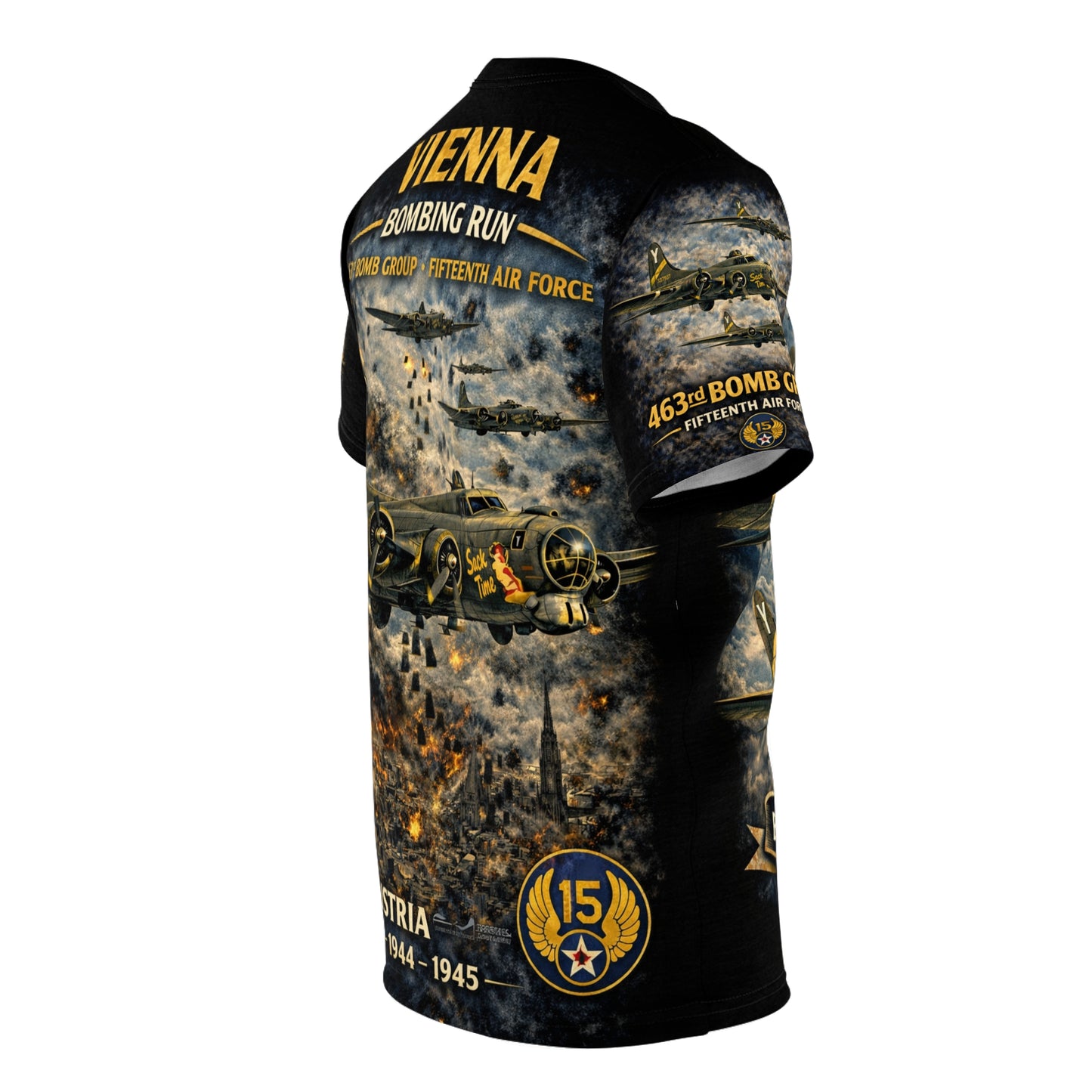 463rd Bombardment Group WWII Tribute Tee — "Fortress in the Sky"