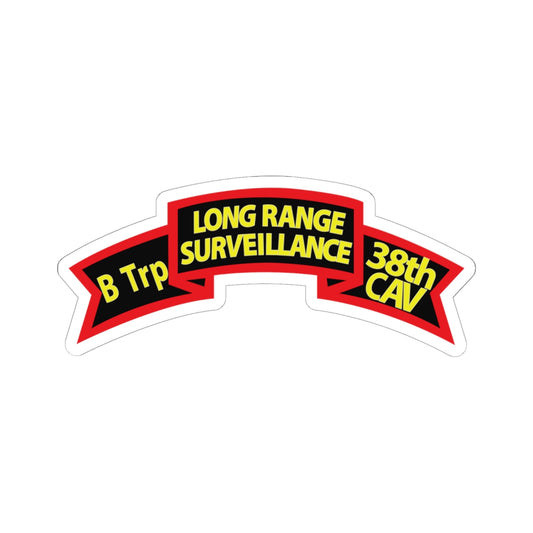 Kiss-Cut Stickers - B TRP - LRS - 38th Cav