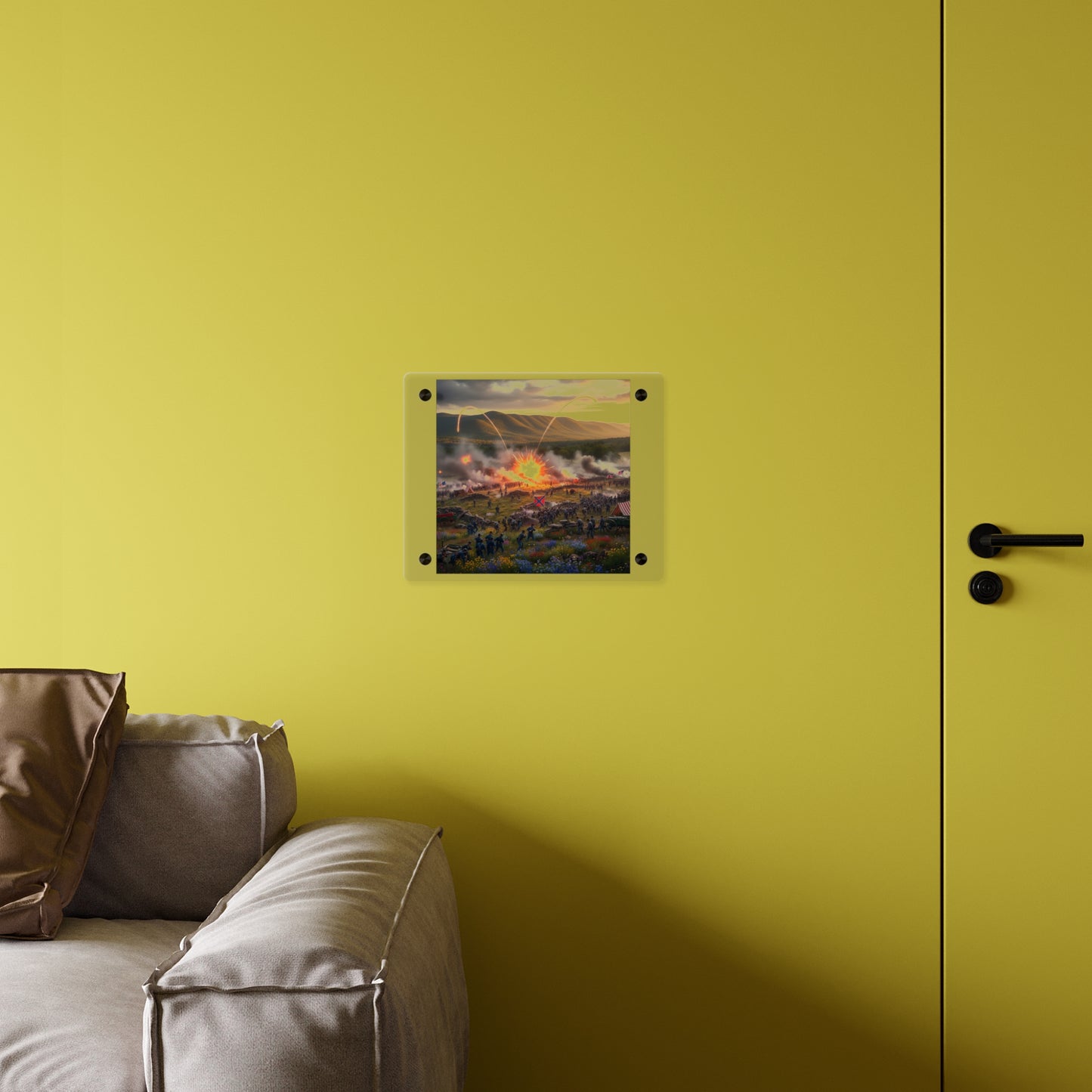 Acrylic Wall Art Panel - US Civil War Battle - Battle of Kennesaw Mountain Georgia