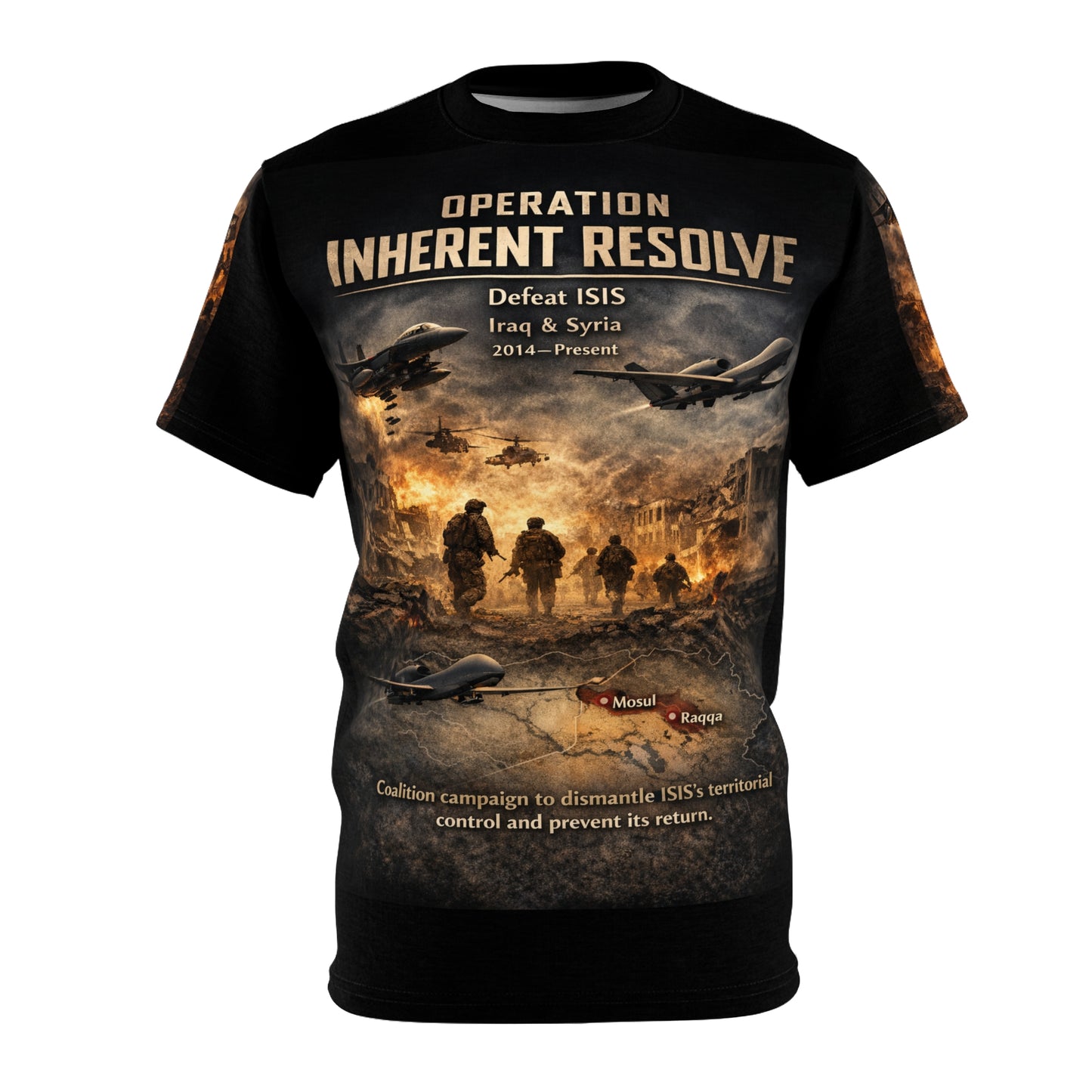 Operation Inherent Resolve Tribute Tee — War Against ISIS Memorial T-Shirt
