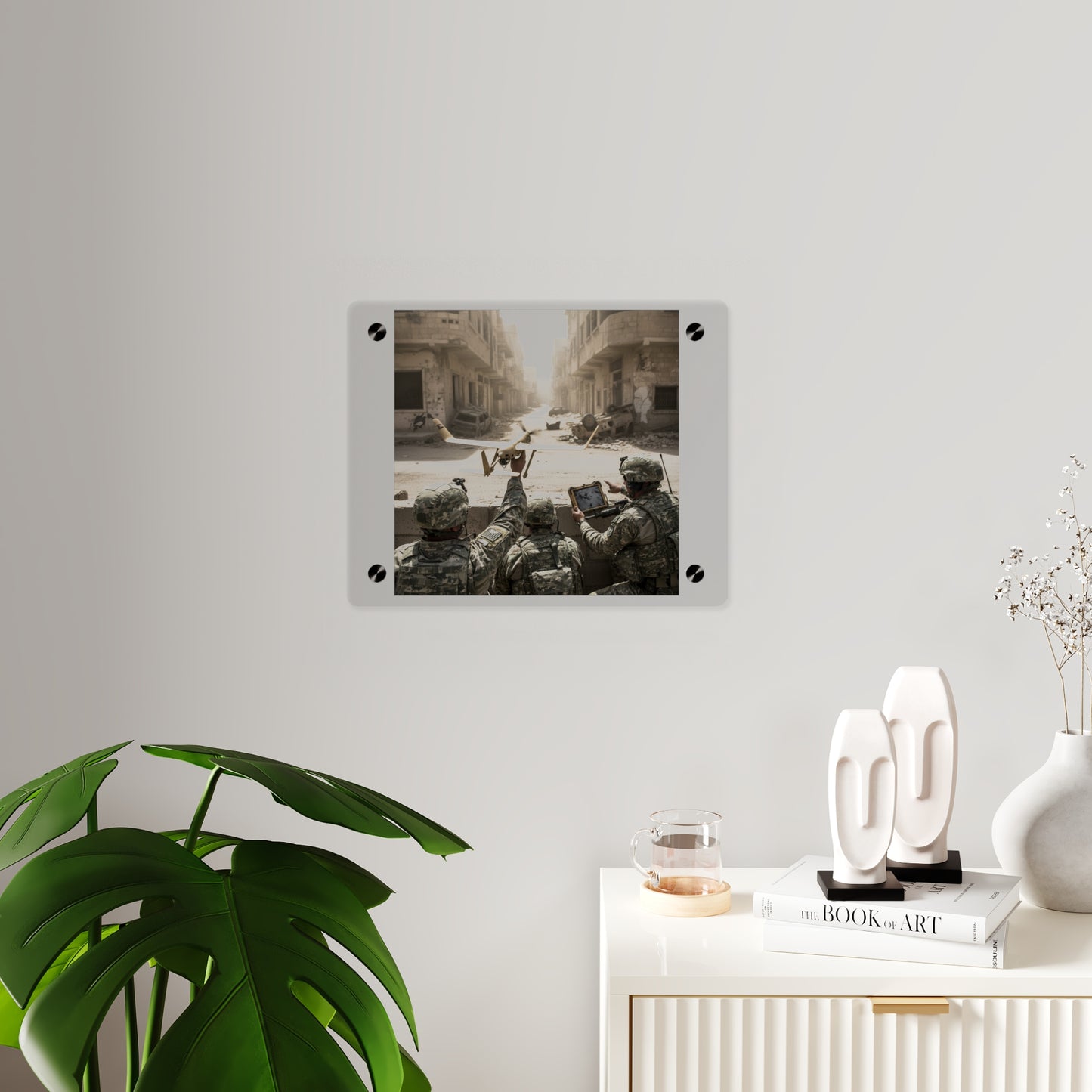 Acrylic Wall Art Panel - UAV Raven in Iraq war