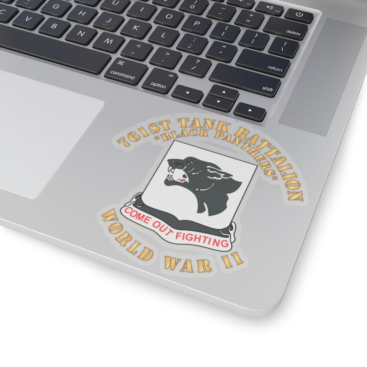 Kiss-Cut Stickers - 761st Tank Battalion - Black Panthers - WWII