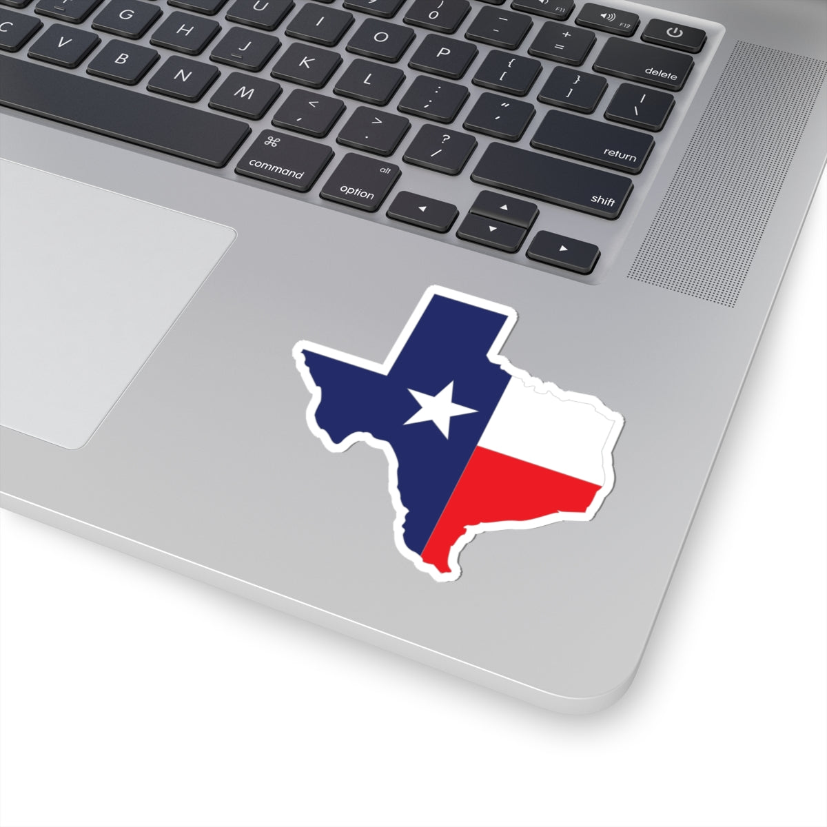 Kiss-Cut Stickers - Texas Map Overprint with Texas State Flag X 300