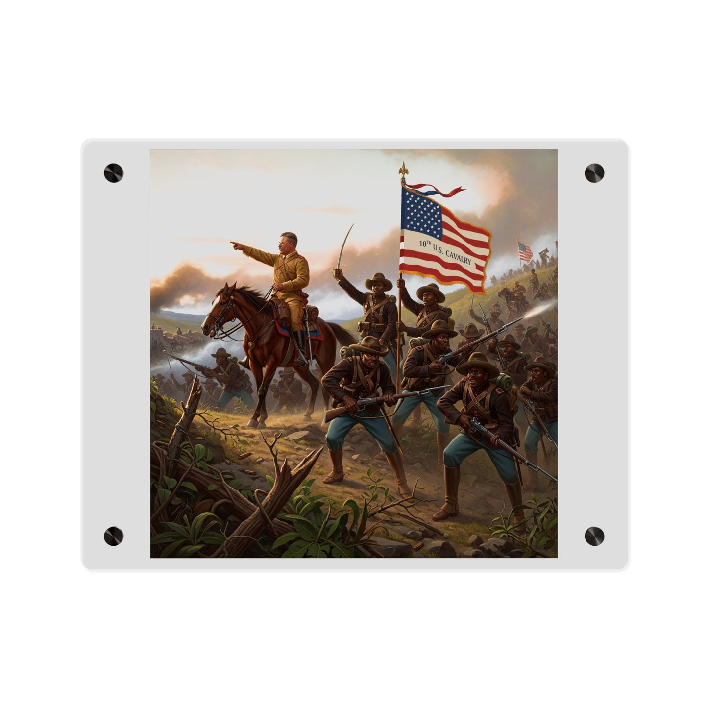 Acrylic Wall Art Panel - Charge up JanJuan Hill