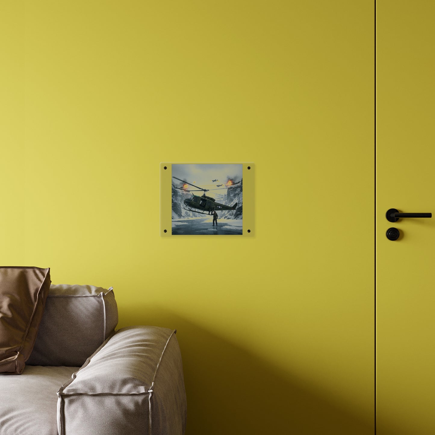 Acrylic Wall Art Panel - Rescue Mission from Majon-ni and Samdong-ni attack - Korean War