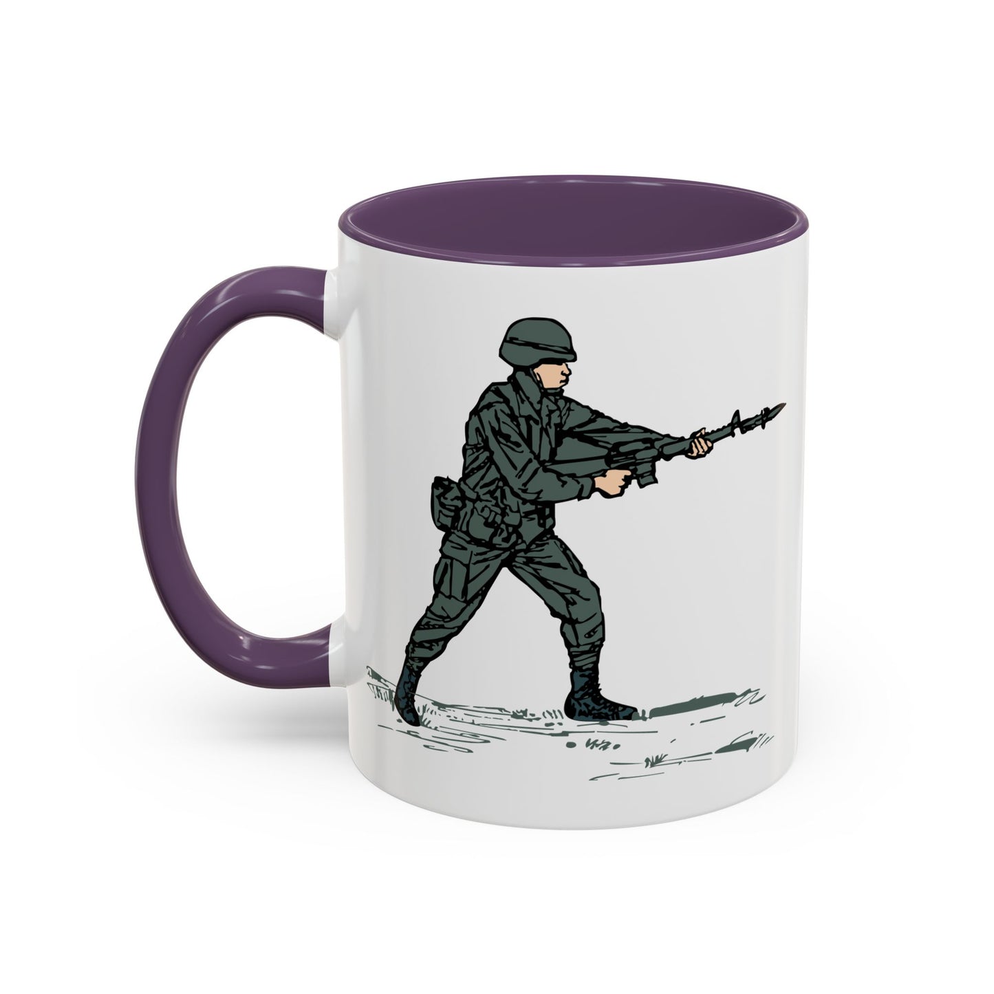 Accent Coffee Mug (11oz & 15oz) - Bayonet Training-Modified Thrust X 300