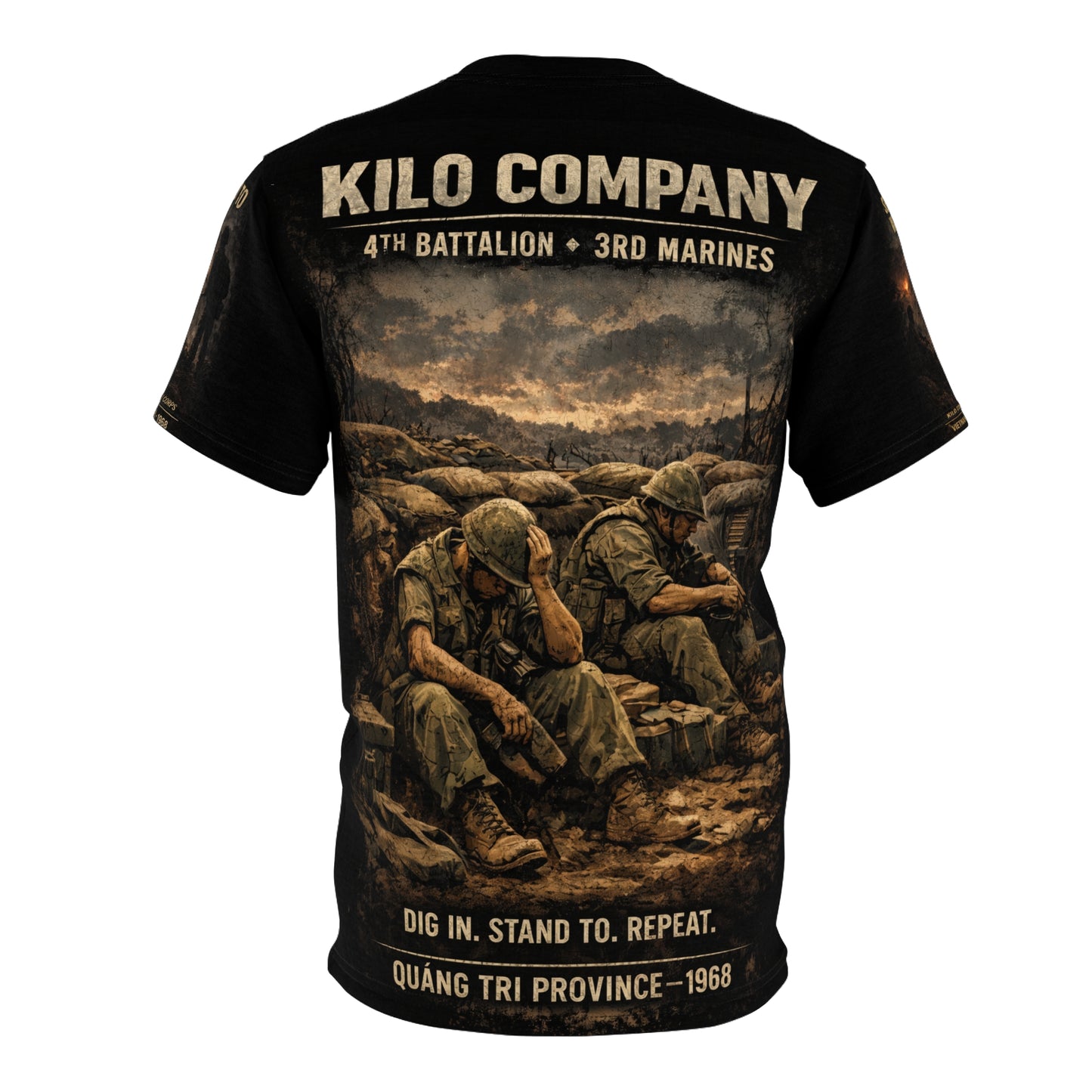 Marine Tribute Tee — "Surviving the Fire Fight" (Kilo Co., 4/3)