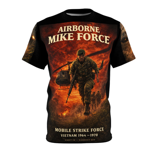 MACV-SOG Tribute Tee — "Help Is on the Way" Airborne Mobile Force Shirt