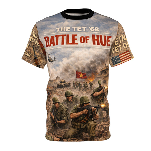 Tet '68 Battle of Huế City All-Over Print Tee