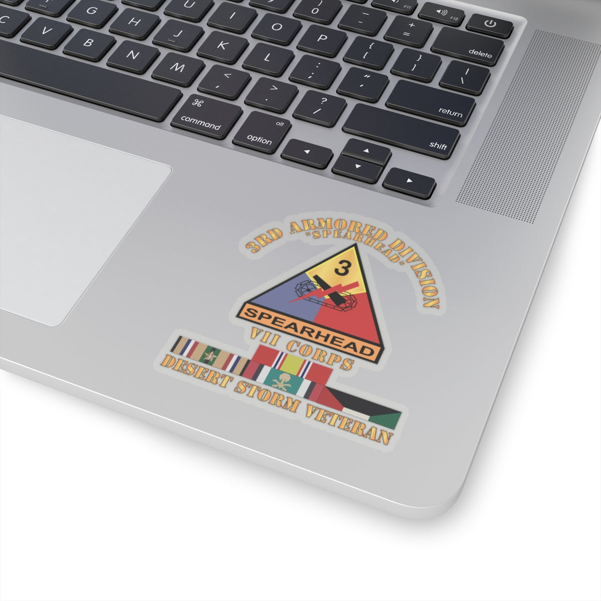 Kiss-Cut Stickers - 3rd Armored Div - VII Corps - Desert Storm Veteran