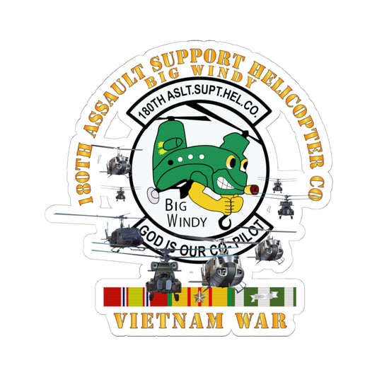 Kiss-Cut Stickers - 180th ASHC - Big Windy w VN SVC