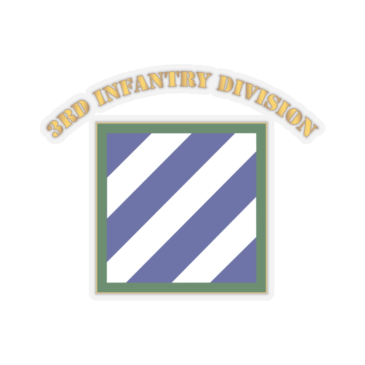 Kiss-Cut Stickers - 3rd Infantry Division