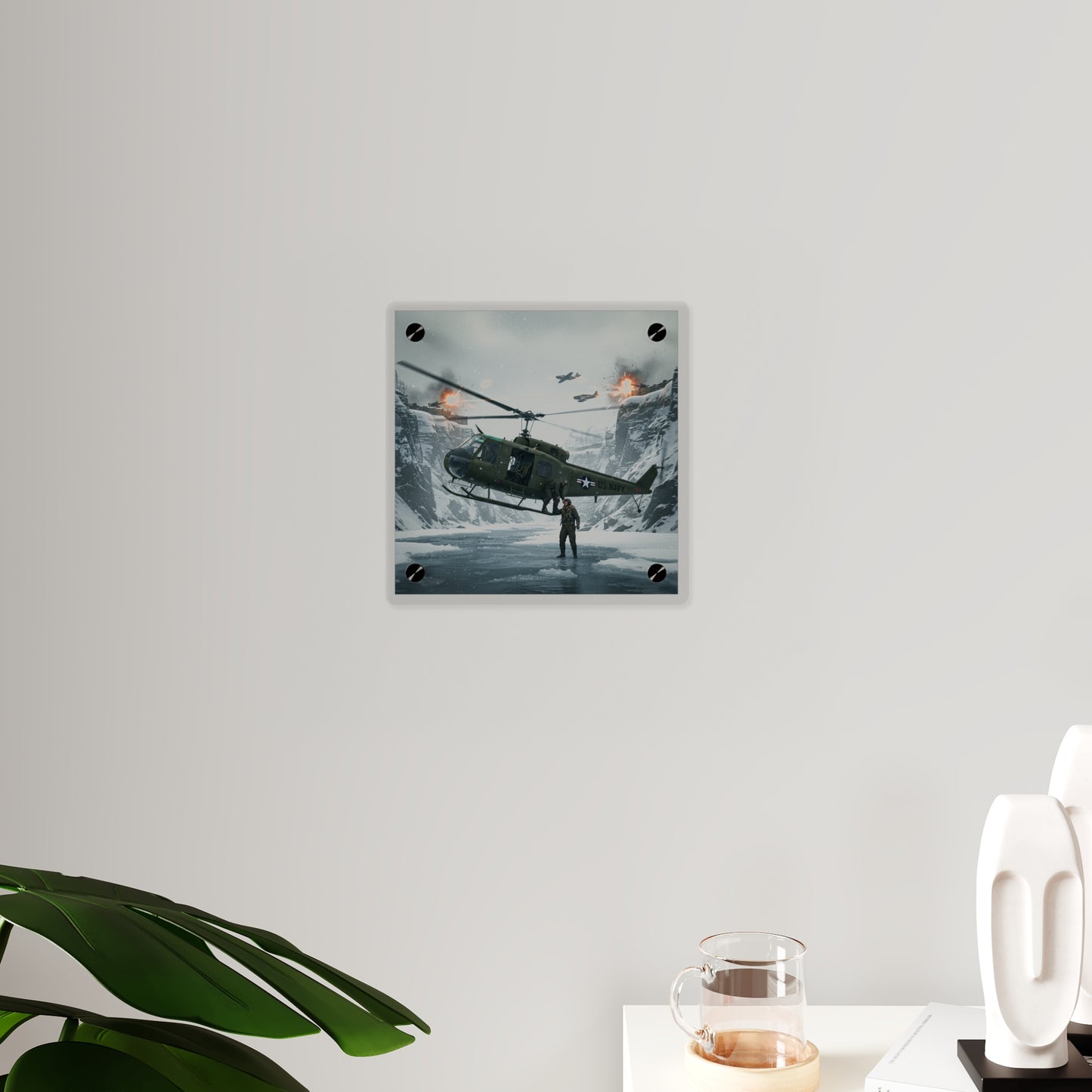 Acrylic Wall Art Panel - Rescue Mission from Majon-ni and Samdong-ni attack - Korean War