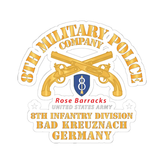 Kiss-Cut Stickers - 8th MP Company - 8th ID - Bad Kreuznach Germany