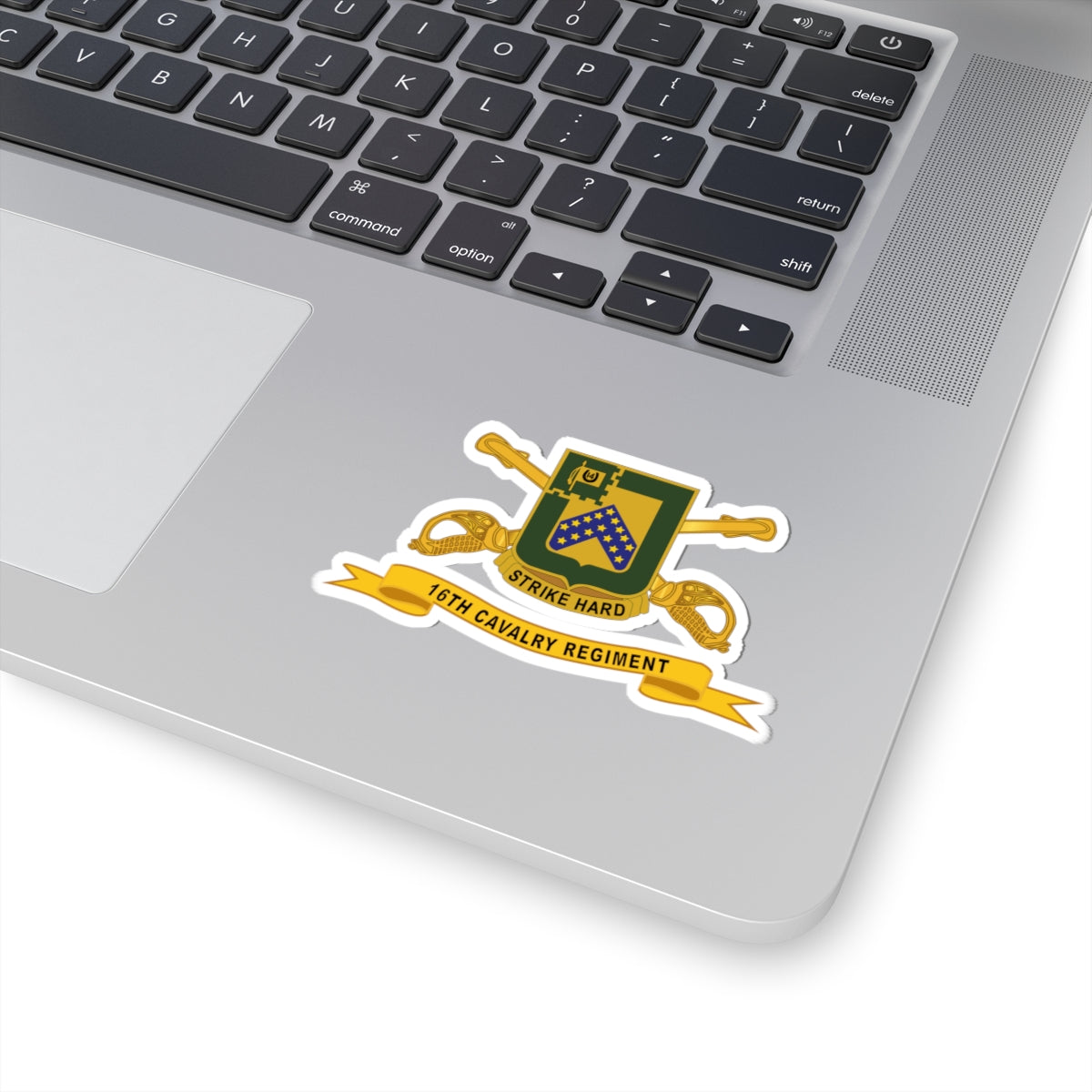 Kiss-Cut Stickers - 16th Cavalry Regiment w Br - Ribbon