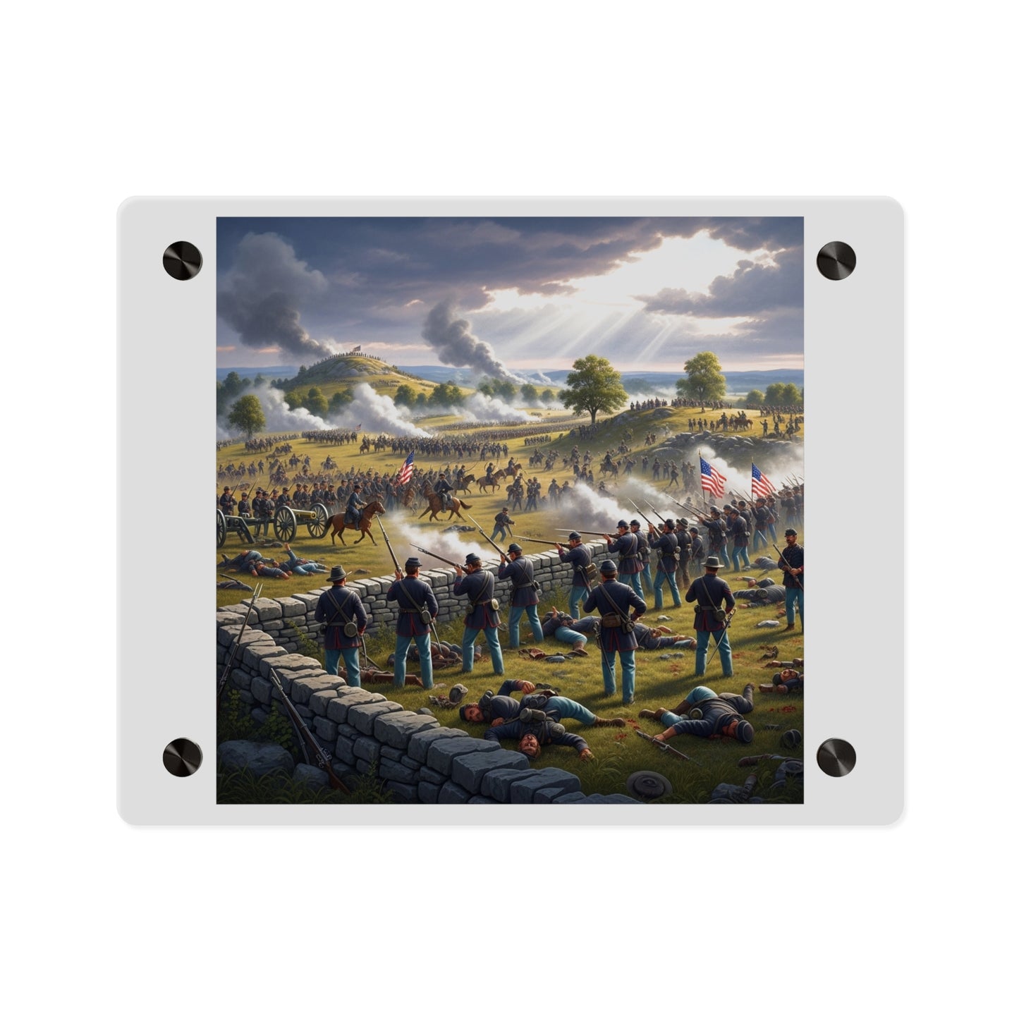 Acrylic Wall Art Panel - Battle of Gettysburg