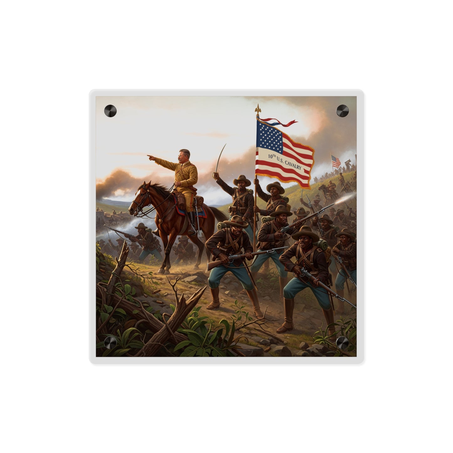 Acrylic Wall Art Panel - Charge up JanJuan Hill