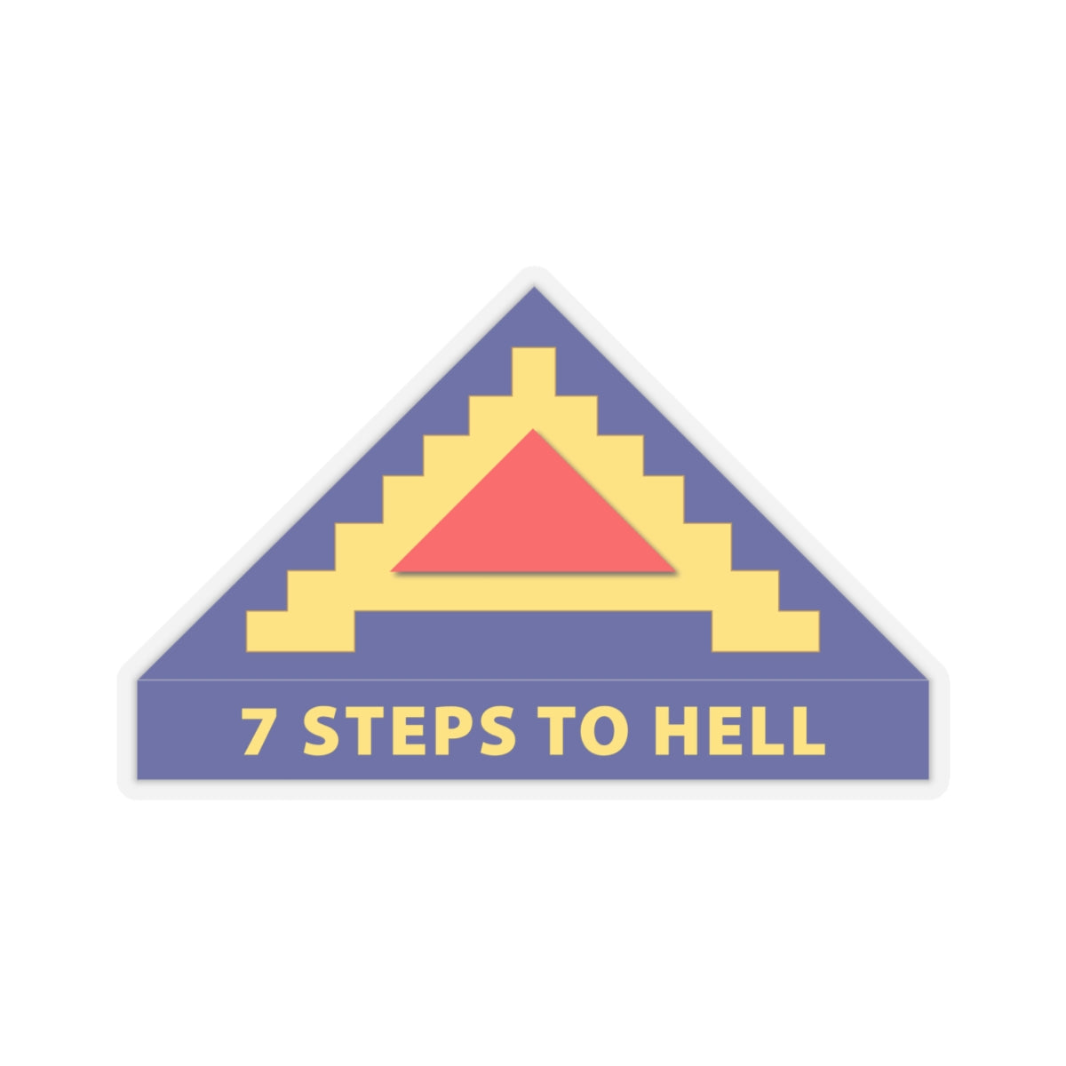 Kiss-Cut Stickers - 7th United States Army w 7 Steps to Hell