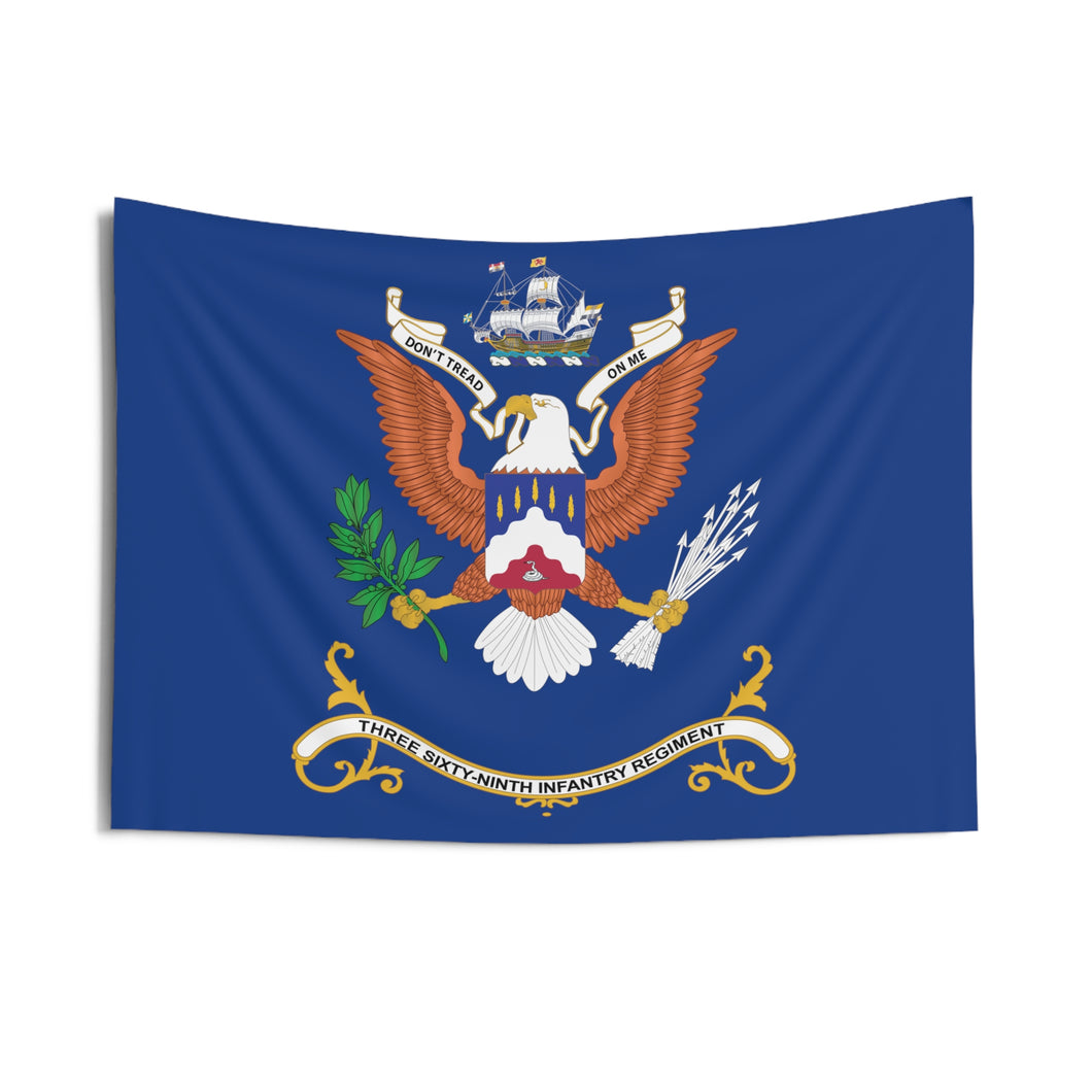 Indoor Wall Tapestries - 369th Infantry Regiment  - Don't Tread On Me - 