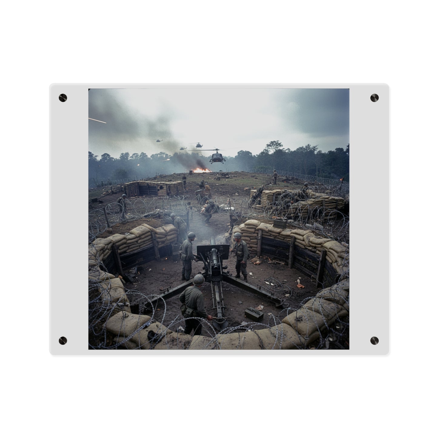 Acrylic Wall Art Panel - FSB Ripcord Siege - 1970