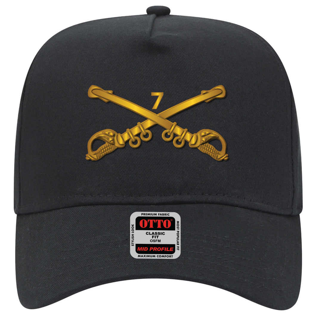 Baseball Cap - Army - 7th Cavalry Branch wo Txt