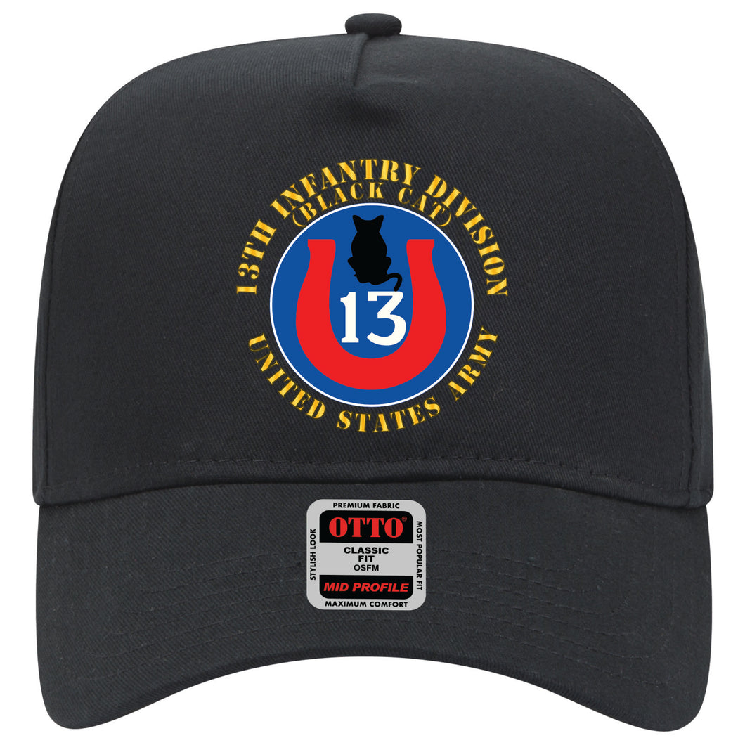 Baseball Cap - 13th Infantry Division - Black Cat