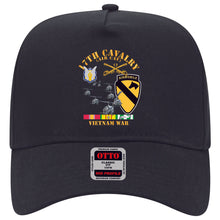 Load image into Gallery viewer, Baseball Cap - 17th Cavalry (Air CAv) - 1st  Cav Division w SVC
