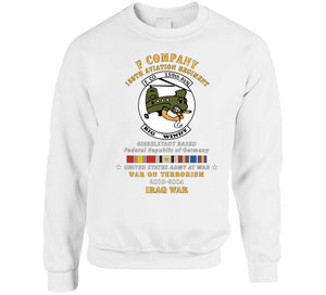 F Company, 159th Aviation Regiment - Based Giebelstadt, Germany, War On Terrorism - Iraq War 2003-2004 X 300 Classic T Shirt, Crewneck Sweatshirt, Hoodie, Long Sleeve