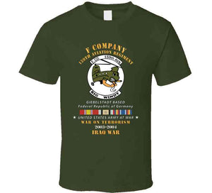 F Company, 159th Aviation Regiment - Based Giebelstadt, Germany, War On Terrorism - Iraq War 2003-2004 X 300 Classic T Shirt, Crewneck Sweatshirt, Hoodie, Long Sleeve