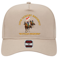 Load image into Gallery viewer, Baseball Cap - 10th Cavalry Regiment w Cavalrymen - Buffalo Soldiers
