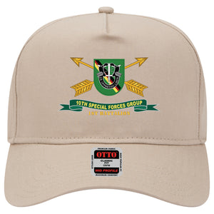 Baseball Cap - 1st Battalion, 10th Special Forces Group - Flash w Br - Ribbon X 300