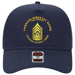 Baseball Cap - Command Sergeant Major - CSM - Retired