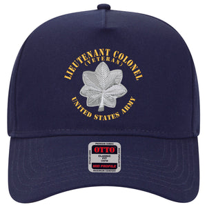 Baseball Cap - Lieutenant Colonel - LTC - Veteran - V1