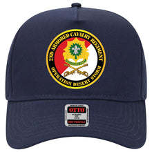 Load image into Gallery viewer, Baseball Cap - 2nd Armored Cavalry Regiment DUI - Red White - Operation Desert Storm
