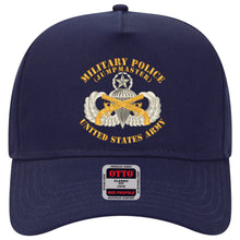 Load image into Gallery viewer, Baseball Cap - Military Police Branch w Jumpmaster Airborne Badge
