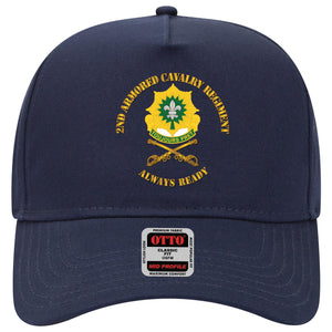 Baseball Cap - 2nd Armored Cavalry Regiment DUI - Always Ready