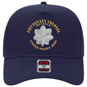 Baseball Cap - Lieutenant Colonel - LTC - Retired - V1