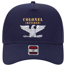 Load image into Gallery viewer, Baseball Cap - Colonel - Retired X 300 - Hat
