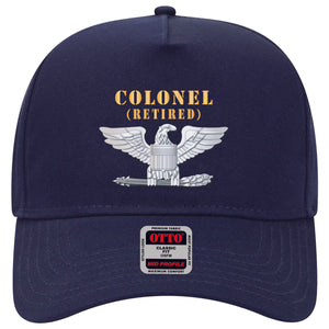 Baseball Cap - Colonel - Retired X 300 - Hat