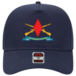 Baseball Cap - 5th Infantry Division - SSI w Br - Ribbon X 300