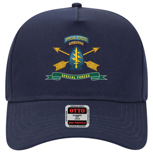 Baseball Cap - Special Forces - SSI w Tab - Br - Ribbon X 300