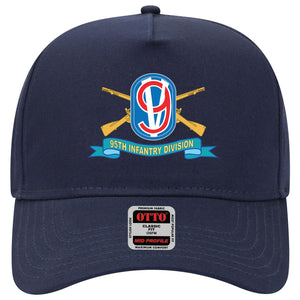 Baseball Cap - 95th Infantry Division w Br - SSI - Ribbon X 300