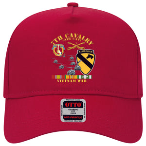 Baseball Cap - 7th Cavalry (Air Cav) - 1st  Cav Division w SVC