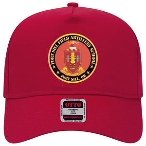 Baseball Cap - Fort Sill Field Artillery School, COA Fort Sill, OK X 300